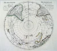 Hemisphere Meridional Pour Voir Plus Distinctement Les Terres Australes